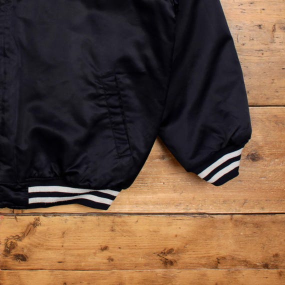 PJ mark New York ロゴジャケット 3XL Vintage PJ Mark Varsity Jacket XL 90s Bomber Satin New York