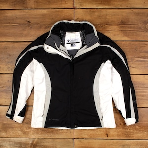 Vintage Columbia Outdoor Jacket L 90s Ski Black Womens