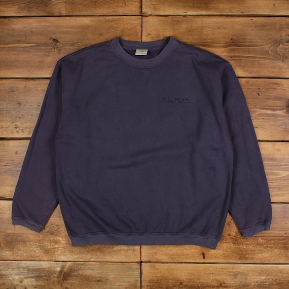 Vintage Logo Sweatshirt XL Roundneck Mens Blue