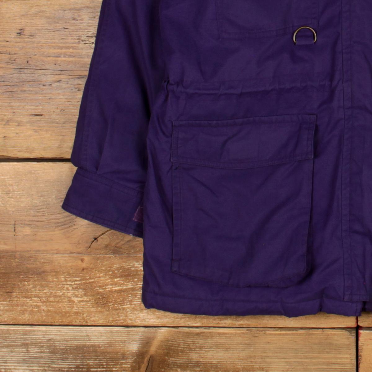 Vintage Eddie Bauer Puffer Jacket M Womens 00s Purple Outdoor Down 