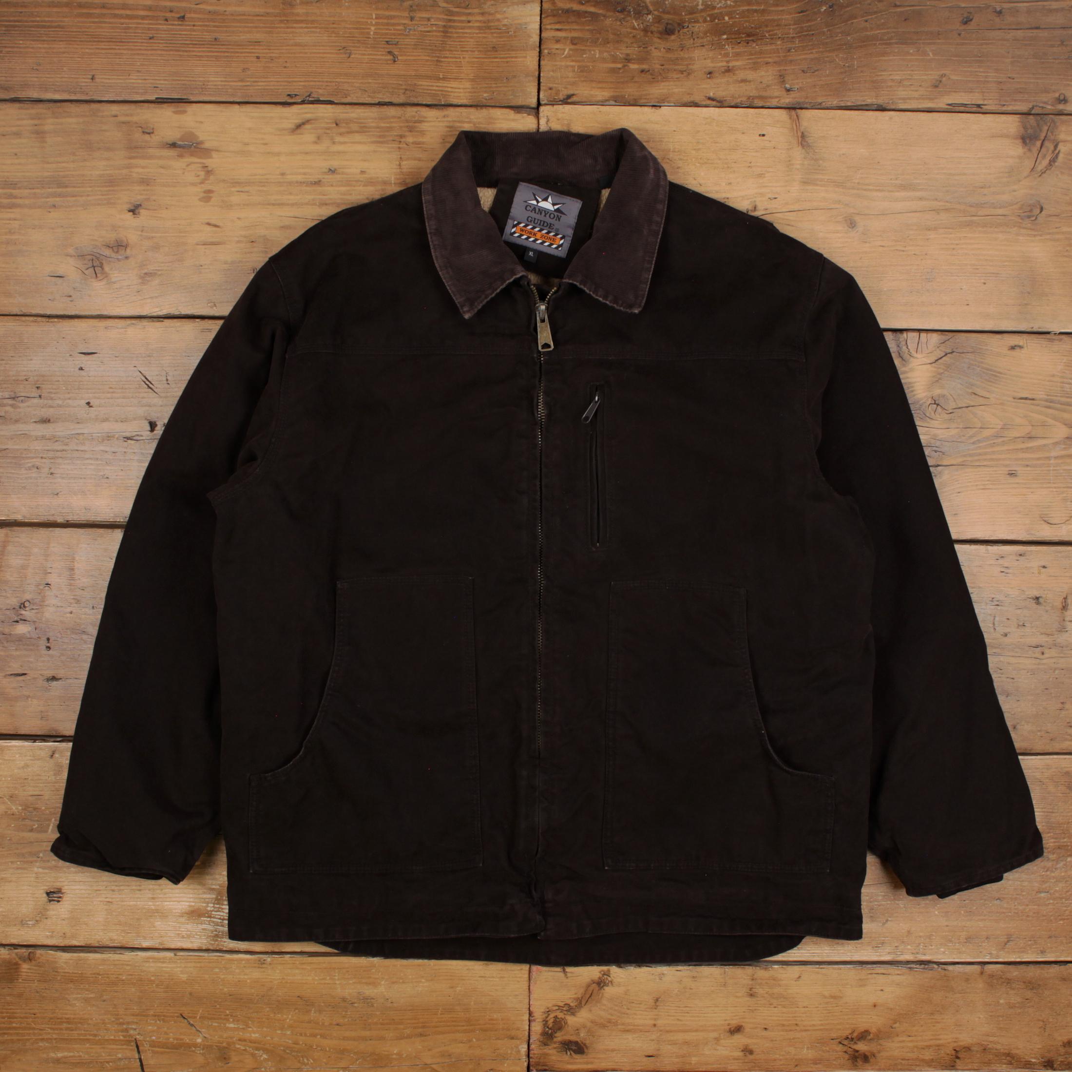 CANYON GUIDE OUTFITTERS ジャンパー XL CANYON GUIDE OUTFITTERS, denim jacket, Sherpa lined, XL | eBay