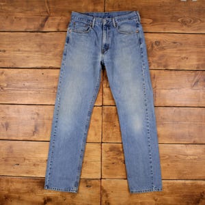 Vintage Levis 505 Jeans 32 x 33 Medium Wash Straight Blue Red Tab Denim