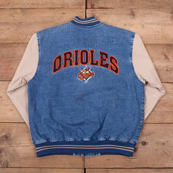 Mens Vintage Lee Blue Baltimore Orioles Denim Vars