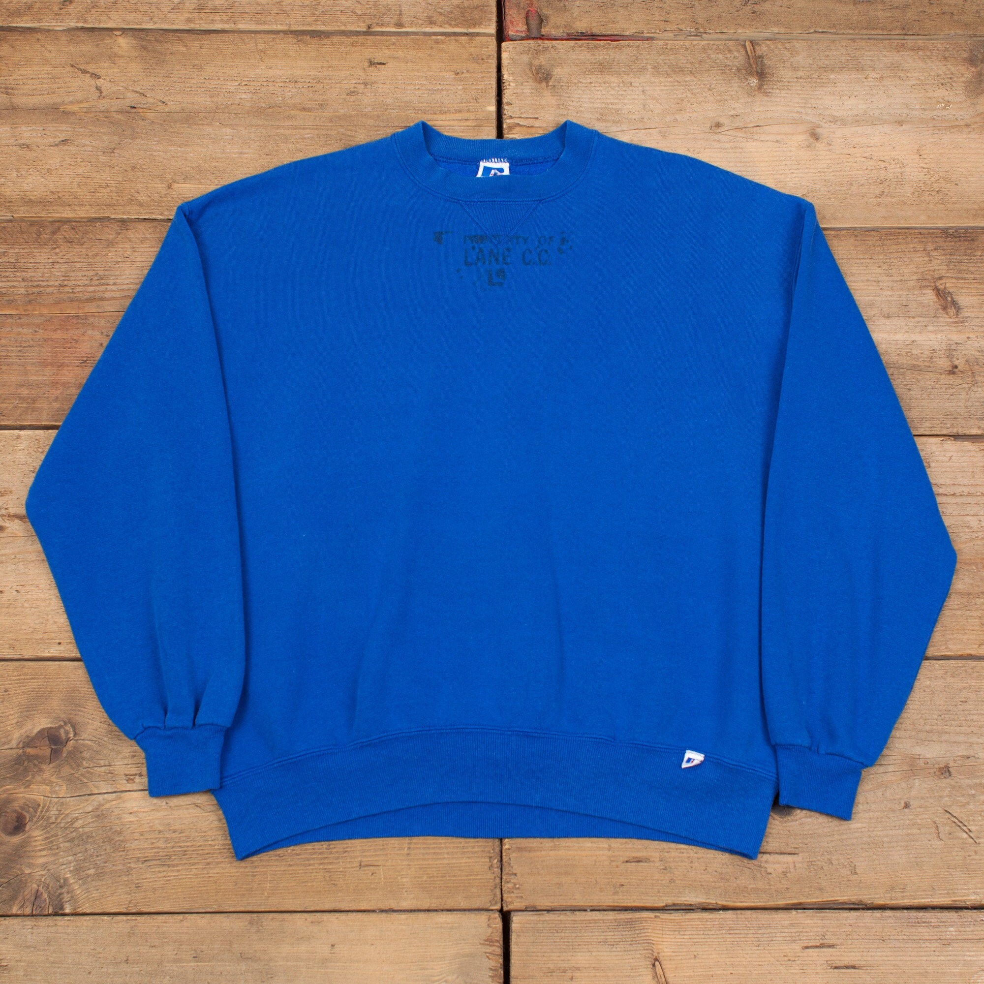 Vintage Russell Athletic Sweatshirt XL 90s USA Made Blue - Etsy