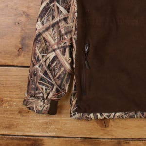 Lady Drake Waterfowl Systems Fleece Jacket L Womens Brown Polyester Lined image 7