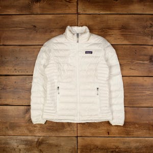 Vintage Patagonia Puffer Jacket S White Womens