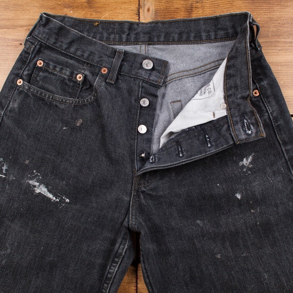 Vintage Levis 518 Jeans 27 x 30 Dark Wash Straigh… - image 5