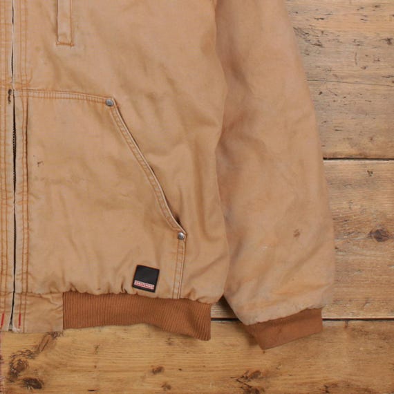 Vintage Craftsman Workwear Jacket XL Mens Brown Active Canvas