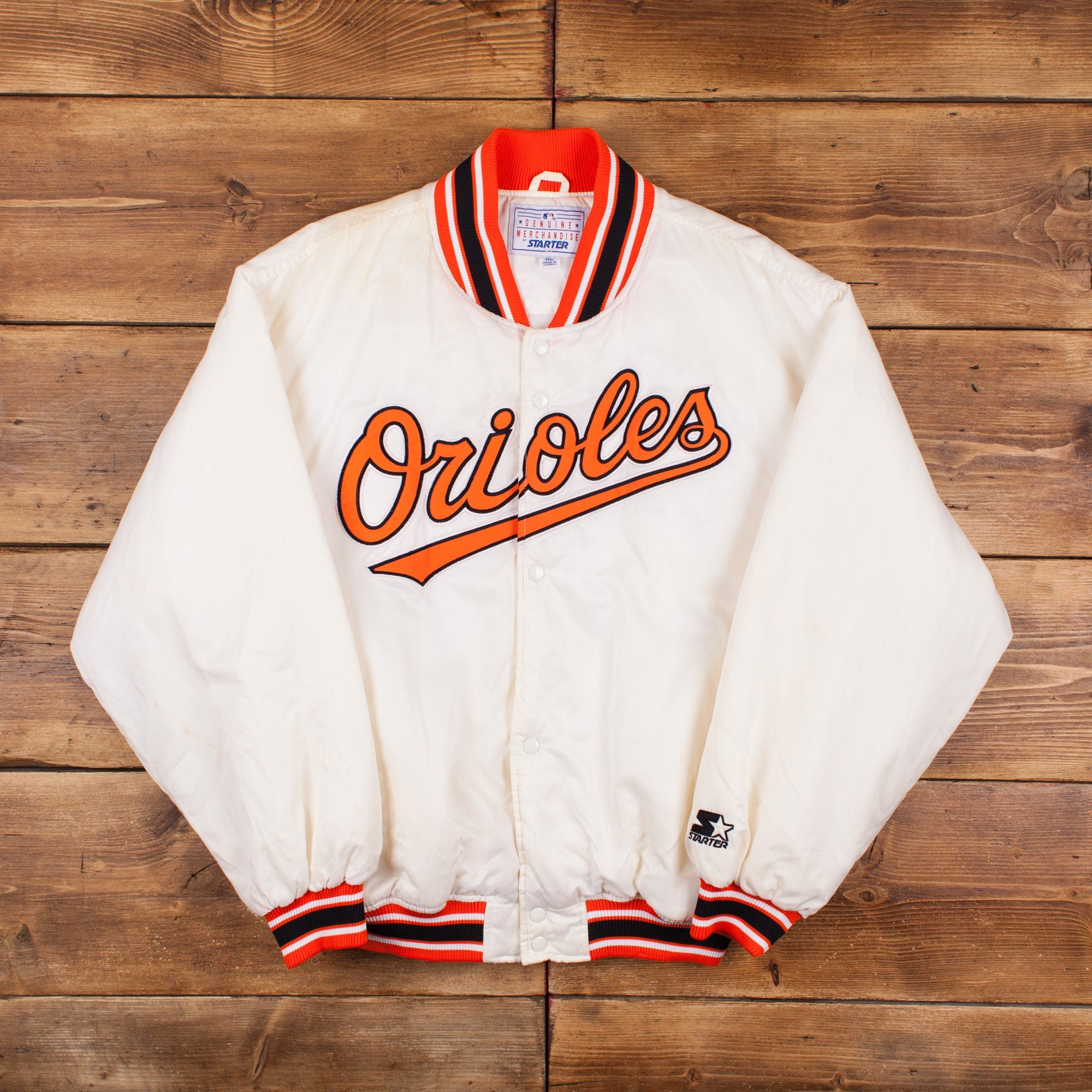 STARER MLB ボルチモアオリオールズ スタジャン