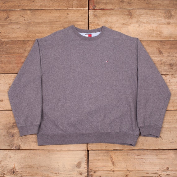 mens grey tommy hilfiger jumper