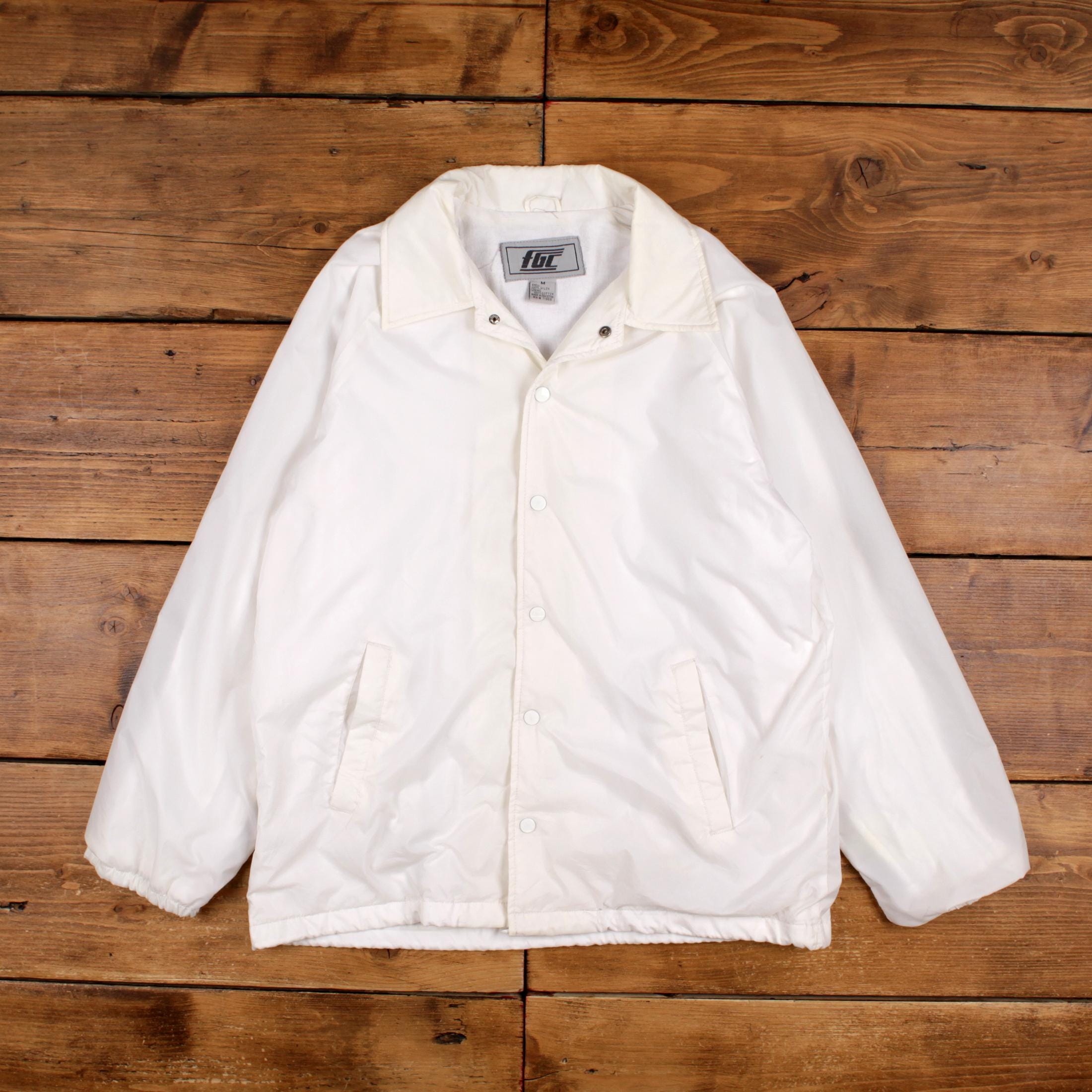 TSY ORIGINAL COACH JACKET // WHITE TSY ORIGINAL COACH JACKET