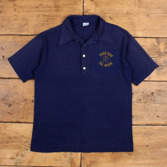 ヴィンテージ チャンピオン Tシャツ M メンズ 80年代 ポロシャツ USA製