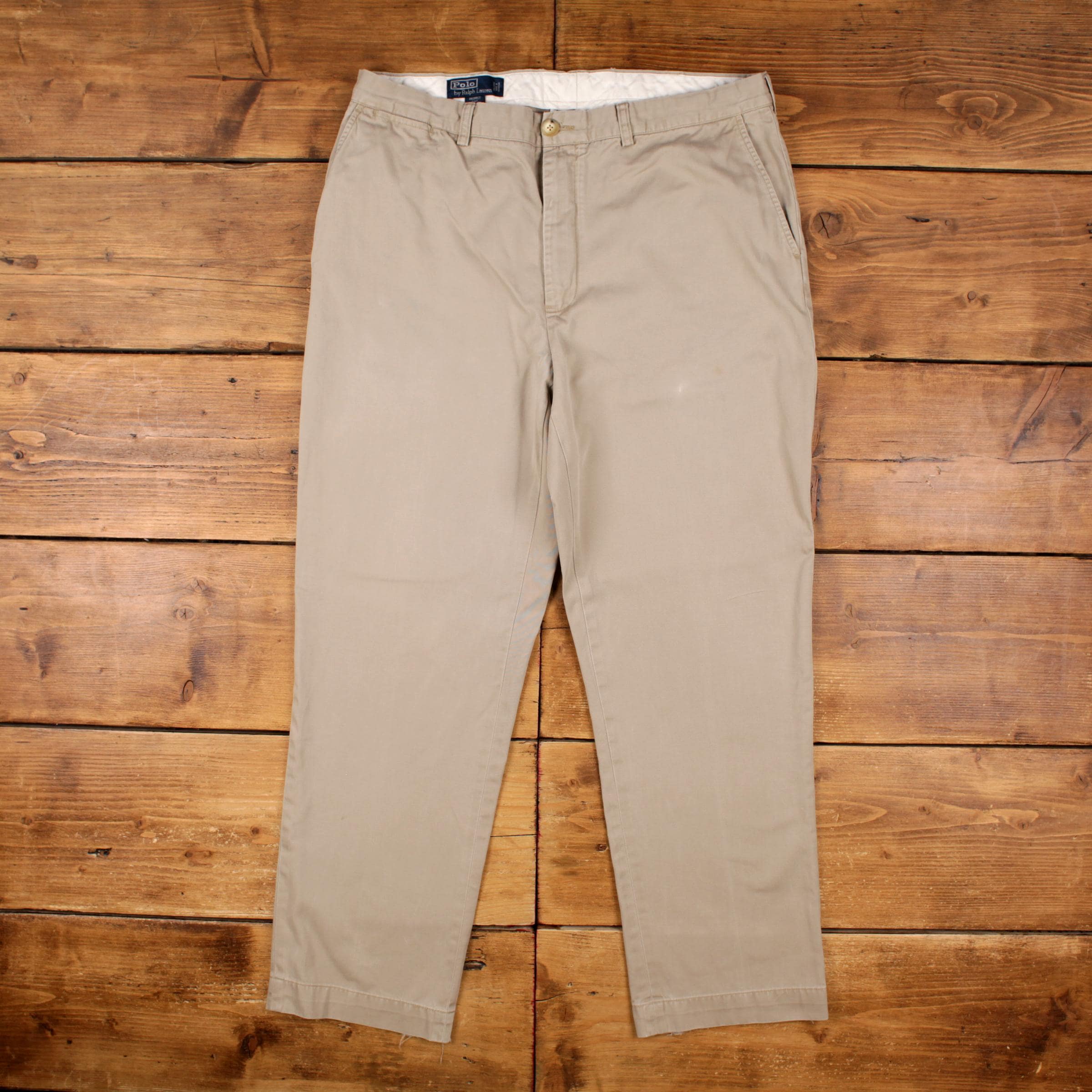 Vintage Polo Ralph Lauren Chino Pants Trousers 38x32 90s Prospect