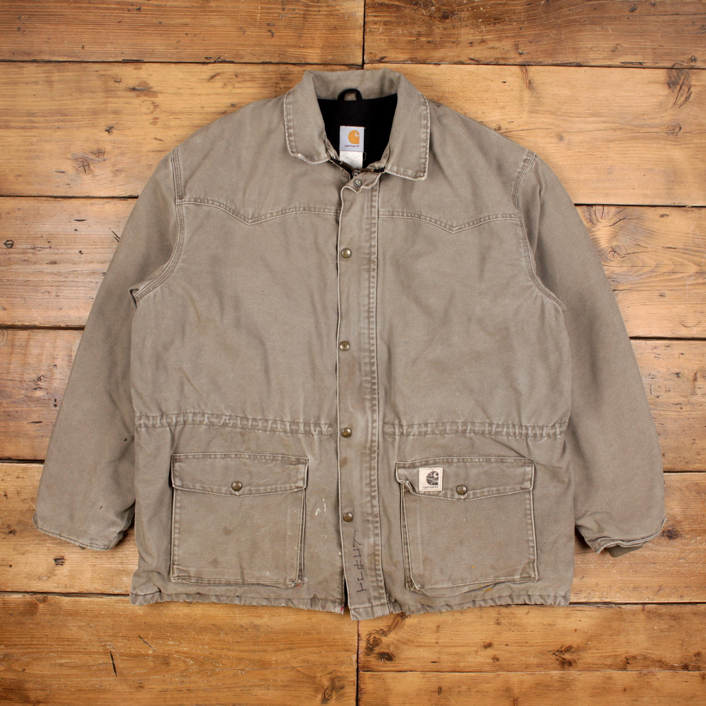 Carhartt Duster Jacket Lサイズ ダスティブラウン Carhartt duster jacket mens - Gem