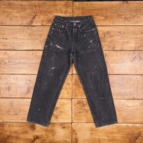 Vintage Levis 518 Jeans 27 x 30 Dark Wash Straigh… - image 1