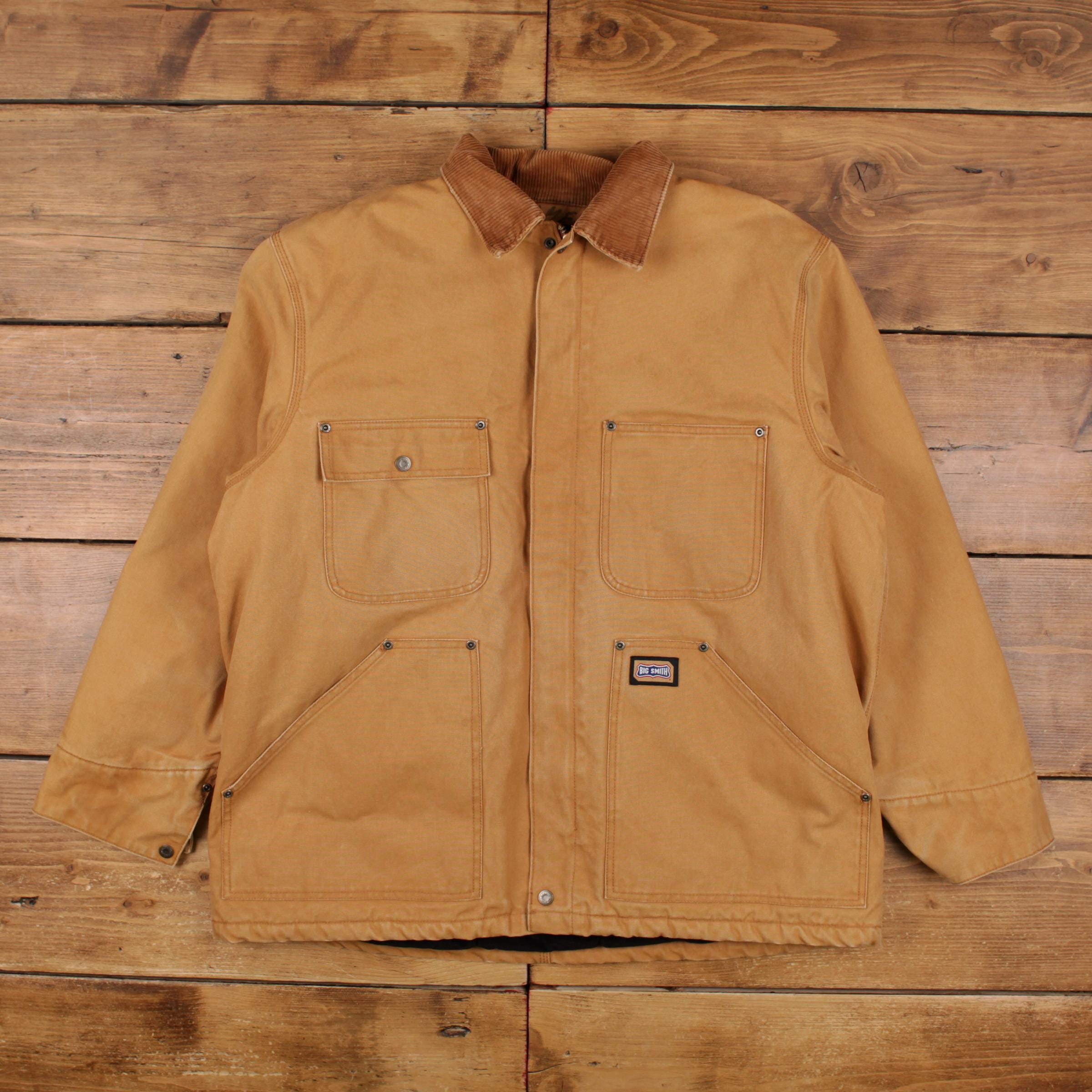 Vintage Big Smith Workwear Jacket XL Arctic Brown - Etsy