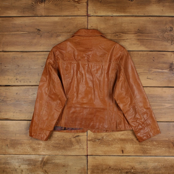 90s ヴィンテージレザージャケット Wilson D&S ヌバック ブラウンM ヴィンテージ ウィルソンズ レザージャケット M ブレザー