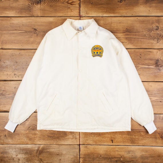Vintage Windjammer Coach Jacket L 90s Embroidered… - image 1