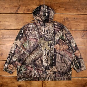 Mossy Oak Hoodie Sweatshirt 3XL Mens Camouflage Outdoor Hunting Brown image 2