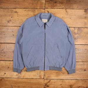 Vintage St John&#39;s Bay Workwear Jacket XL 90s Bomber Blue