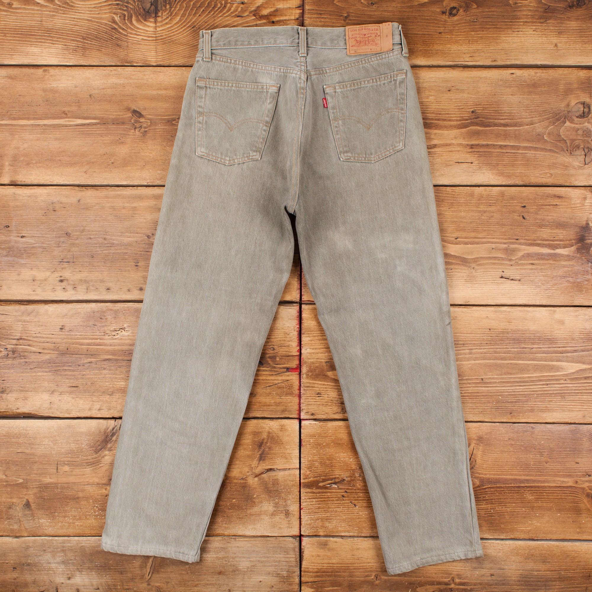 Vintage Levis 201 Jeans 29 X 28 Straight Leg Grey Green Denim - Etsy Sweden