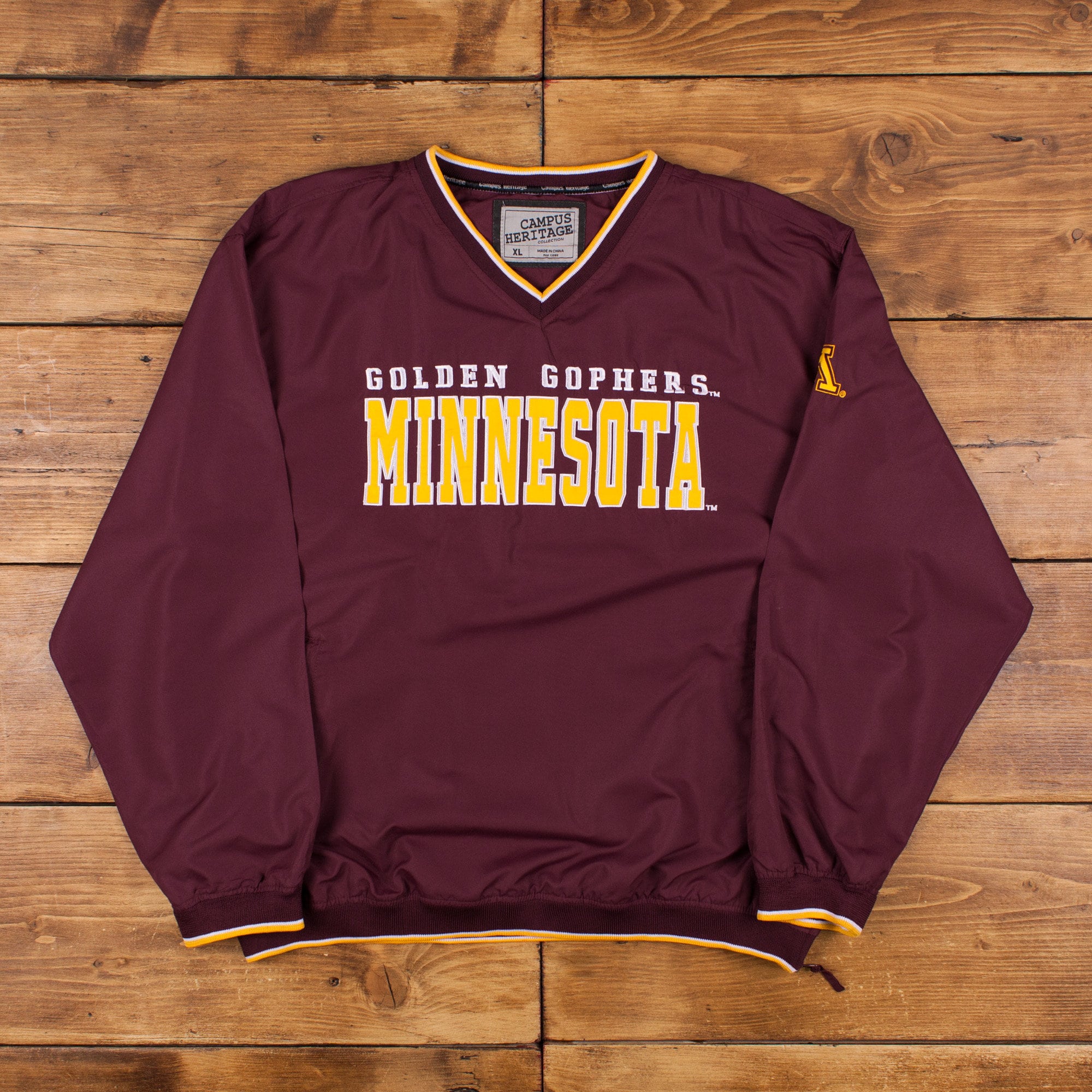 NCAA Minnesota Golden Gophers Leather Bomber Jacket - LIMITED EDITION