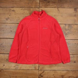Vintage Columbia Outdoor Jacket XL Fleece Pink Womens