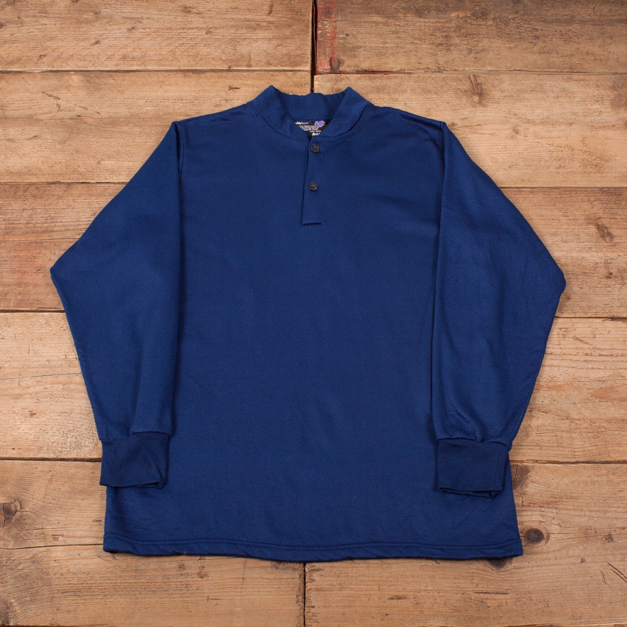 Image of Mens Vintage 90S Blue Malden Polartek Fleece Sweatshirt M 38" R17881