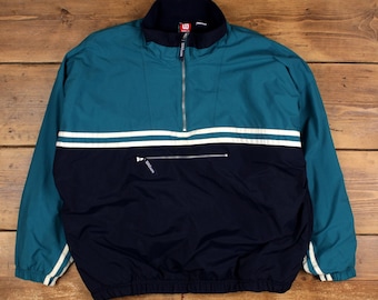 Vintage 90's Wilson Multicolor Track Top Large Jacket Wilson