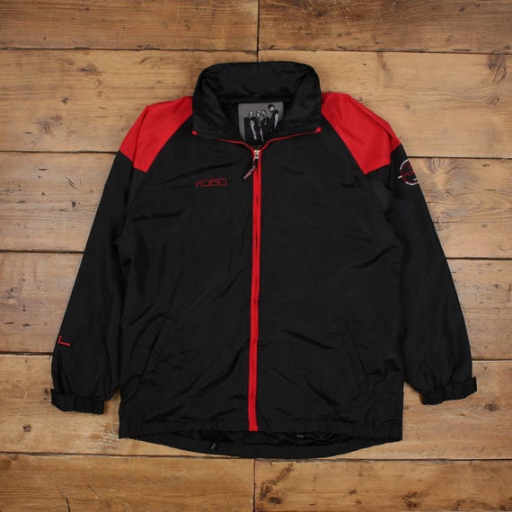 Vintage FUBU Windbreaker Jacket XL Y2K Black - Etsy