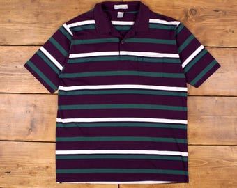 Vintage Single Stitch T Shirt Polo Shirt XL 90s USA Made Pocket Munsingwear