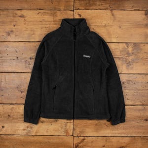 Vintage Columbia Outdoor Jacket M Fleece Fleece Grey Womens