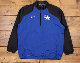 Vintage Nike Windbreaker Jacket L University of Kentucky Storm-Fit Blue