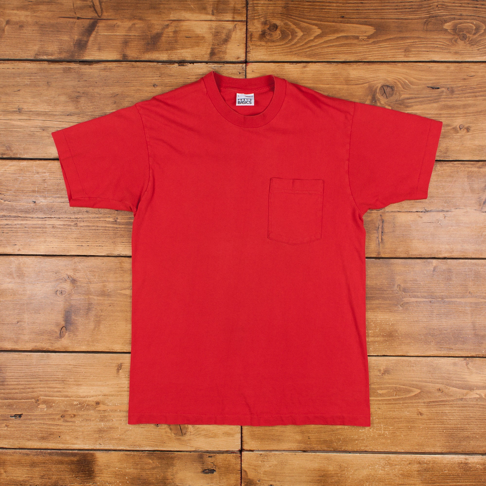 Vintage Single Stitch T Shirt Blank Large 90s USA Made Vintage Single Stitch T Shirt Blank Large 90s USA Made