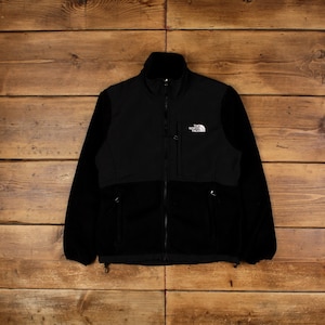 Vintage North Face Outdoor Jacket M Denali Fleece Black Womens
