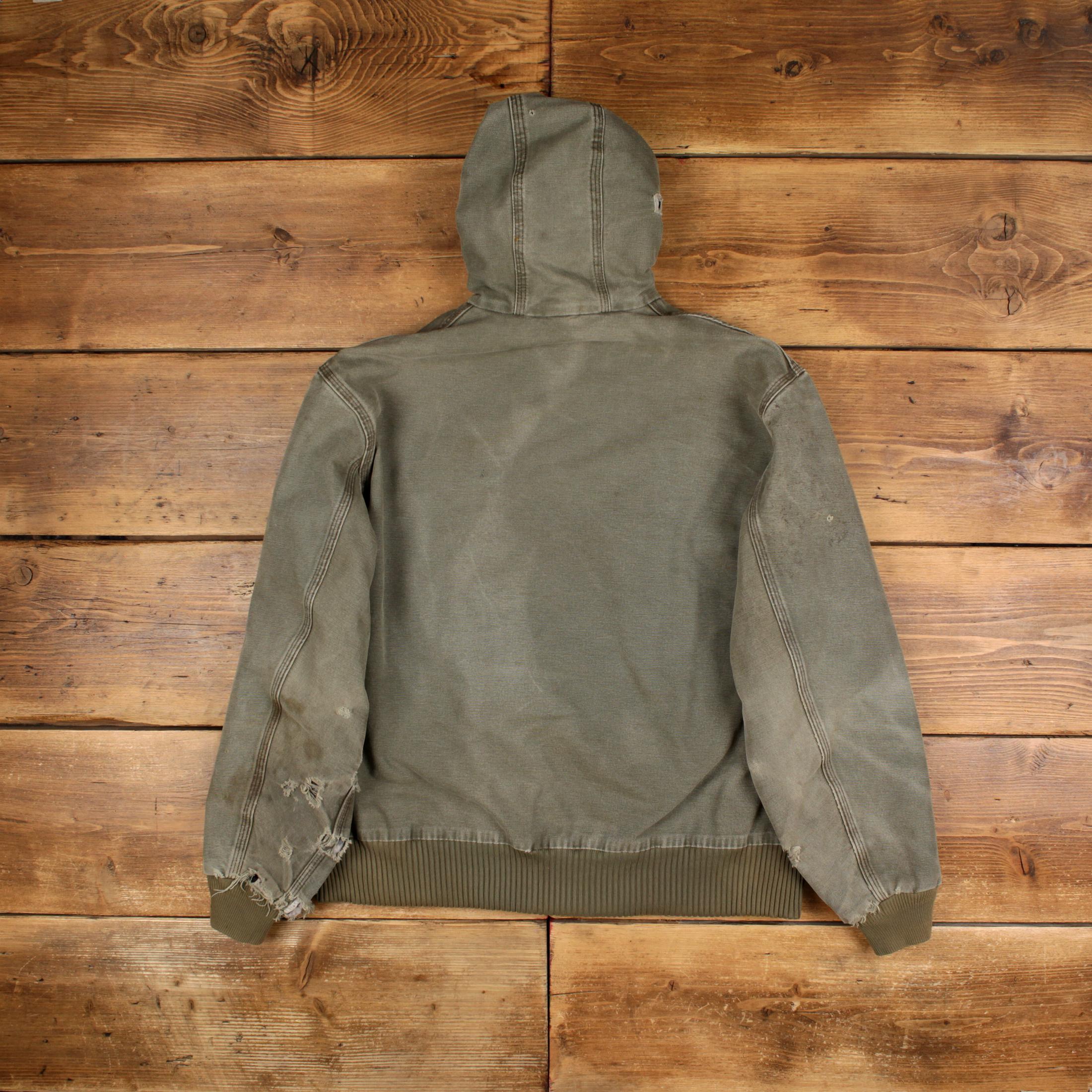 【vintage】 70s green USA製 active jacket Vintage 90s Men's Carhartt USA Faded Dark Green Active