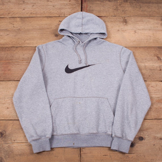 vintage nike centre logo hoodie
