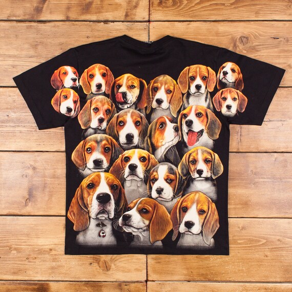 90s ONEITA vintage Dog print sweat L トップス