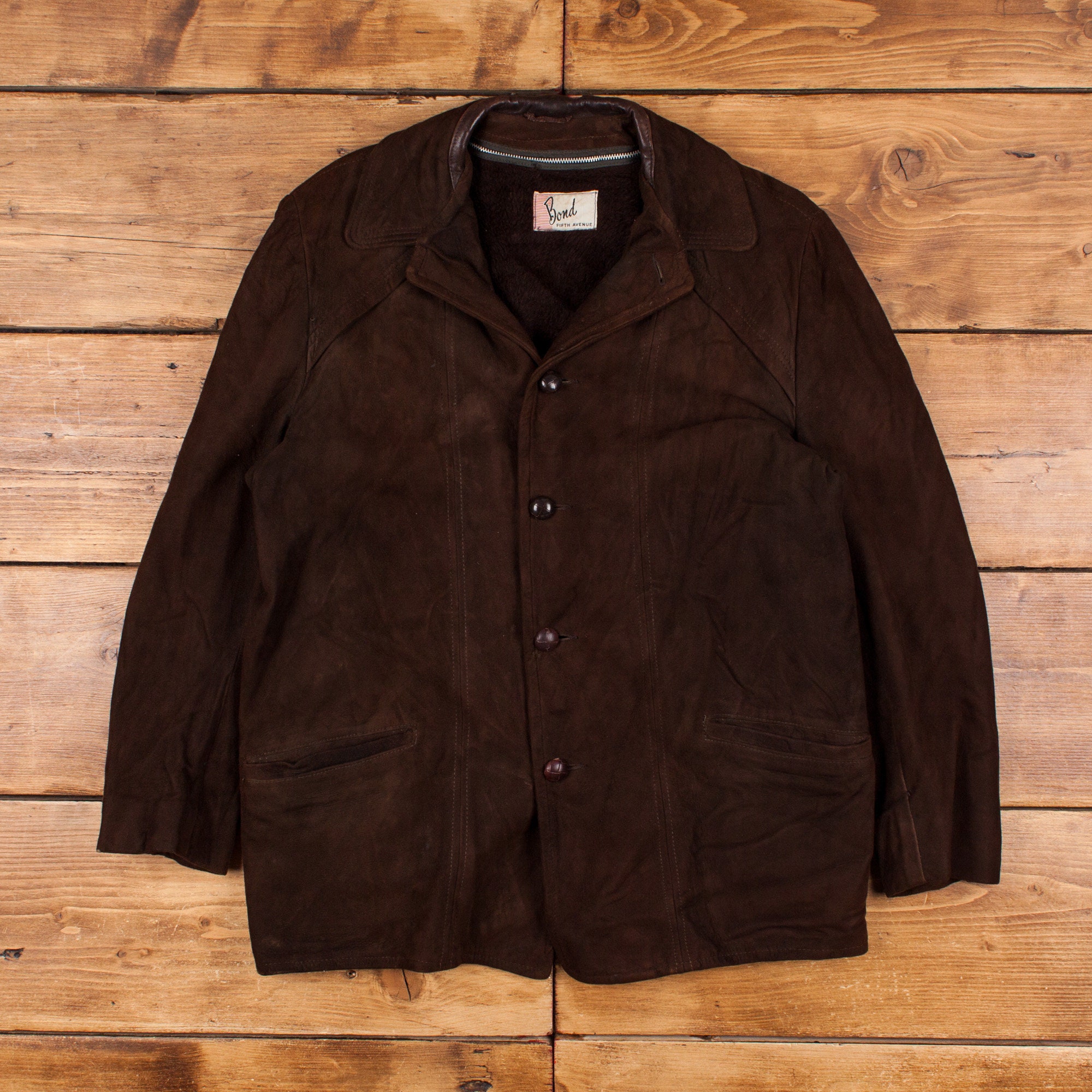 【新品未使用】THE TOE BOND JACKET suede ブラウン 新品未使用】THE TOE BOND JACKET - メルカリ