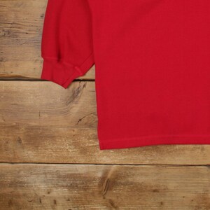 Vintage Northwest Territory Graphic Sweatshirt L Bear Collared Mens Red image 6