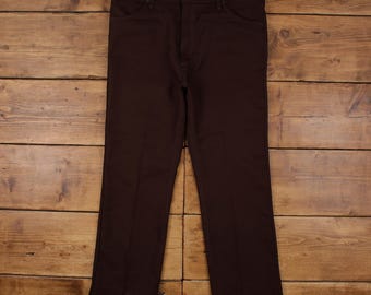 Pantaloni vintage Wrangler Slacks, 40x31, realizzati negli USA, taglio cowboy da uomo, modello bootcut