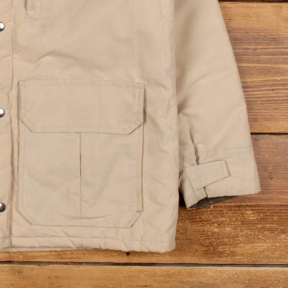Vintage Sportsmaster Workwear Jacket L Mens USA Made 90s Beige