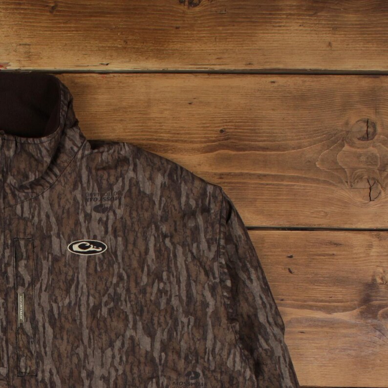 Drake Waterfowl Systems Jacket 2XL Mens Brown Polyester Pullover 1/4 Zip image 5