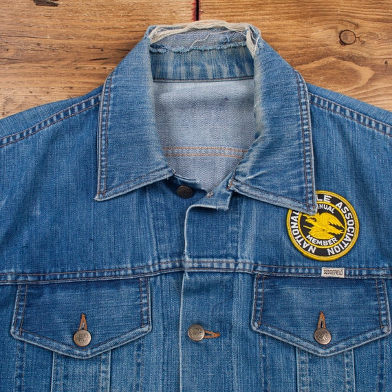 Vintage Sedgefield Denim Jacket XL Slim Customise… - image 5