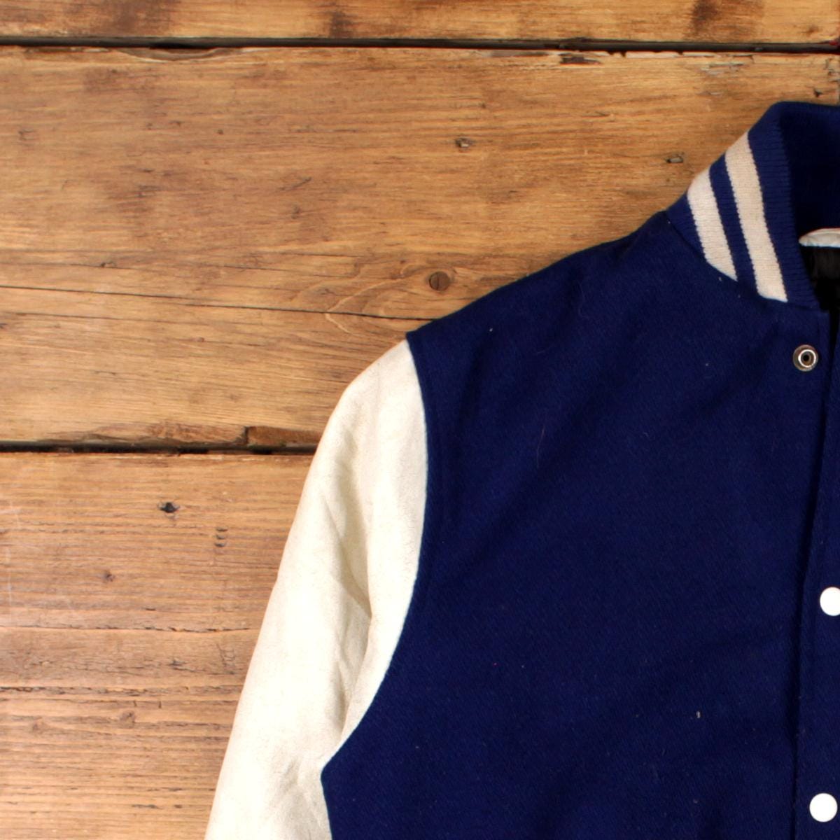 Vintage Empire Varsity Jacket M 70s Bomber Embroidered Blue - Etsy