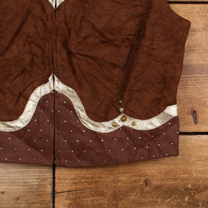 Vintage des années 90 Hobby Horse Art Vest Vintage Hobby Horse Designer gilet taille S femme - France
