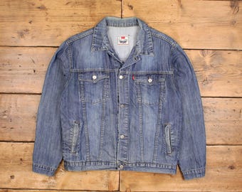 Chaqueta vaquera vintage Levi's talla L azul camionero