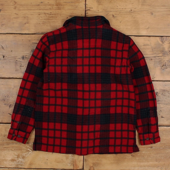 Ralph Lauren wool check Jacket 90’s OLD Vintage 80s Polo Plaid Wool Jacket Ralph Lauren L Center Zip