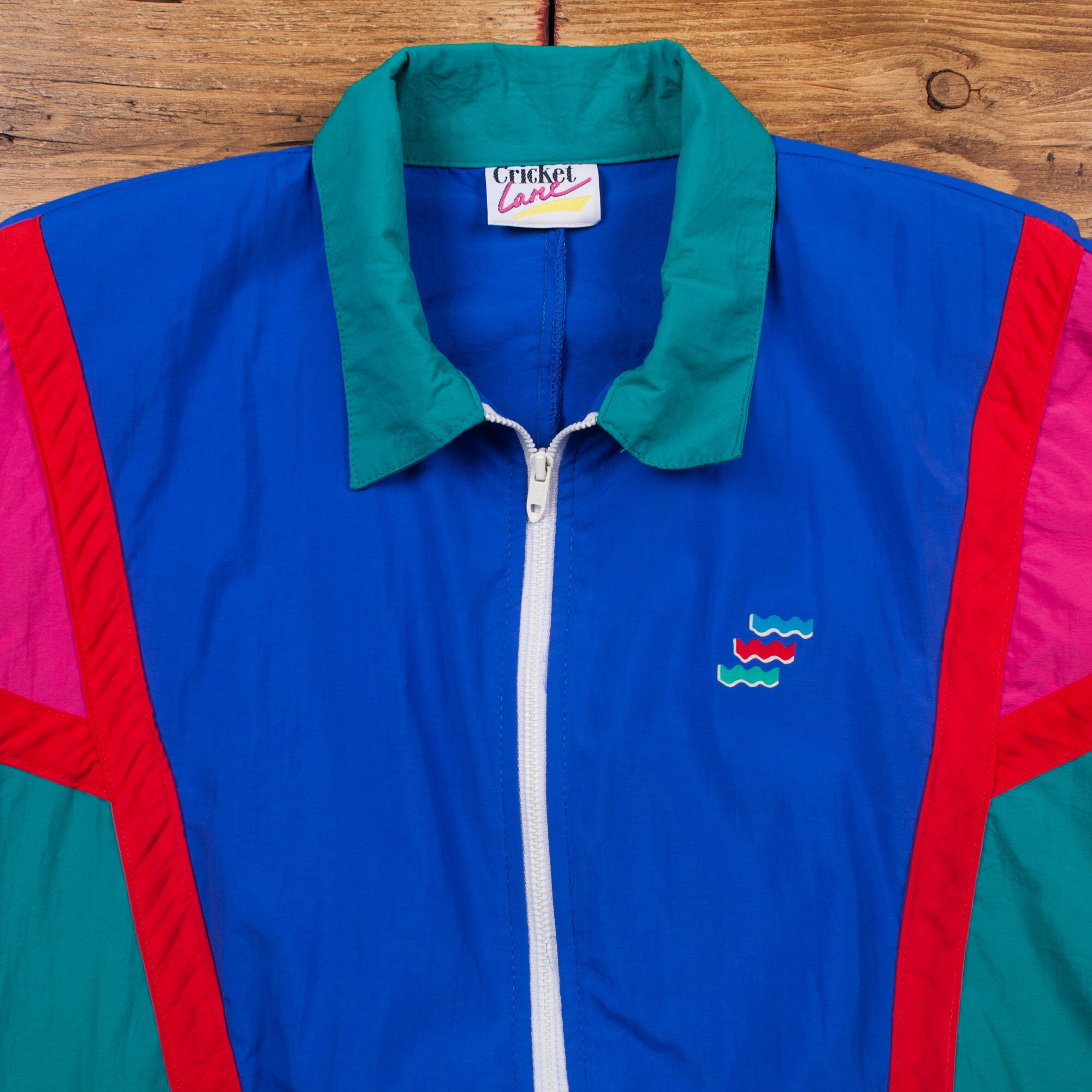 Vintage Cricket Lane Windbreaker Jacket M 70s Talon Zip Vintage Cricket Lane Windbreaker Jacket M 70s Talon Zip