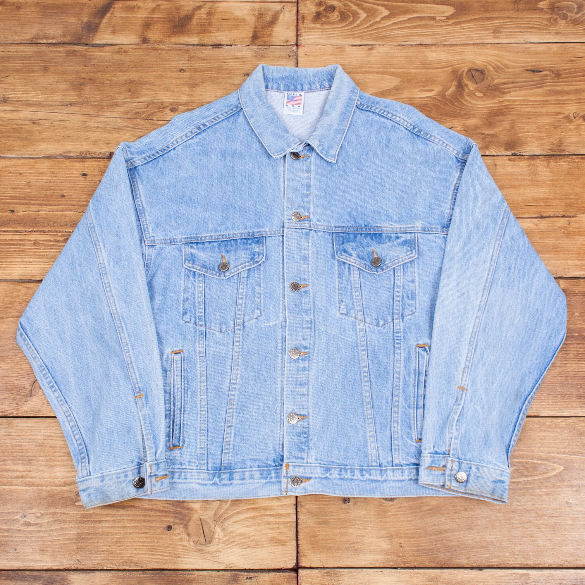Mens Vintage 90s TYCA Pale Stonewash 